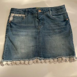True Craft Youth 14 Blue Jean Skirt
